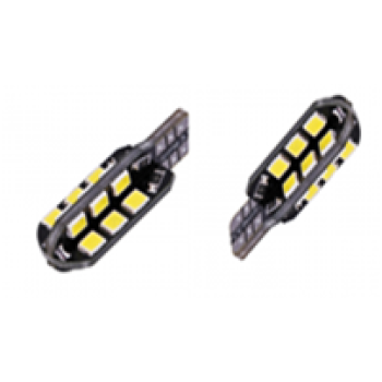 Bec auto LED T10 2835 cu 24 SMD 5W ALB 12V CANBUS JSUN01 ( pret pe bucata )