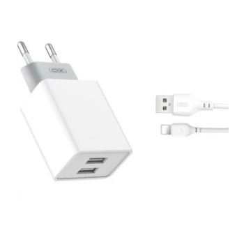 Incarcator retea USB 2.4A cu cablu  compatibil Lighting (Iphone  )  
