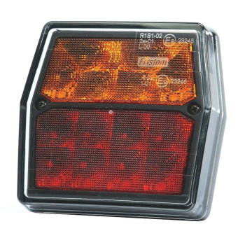 Lampa spate 99,6x93, 4 functii, iluminare numar, LED, cablu, FT-222T LED Fristom