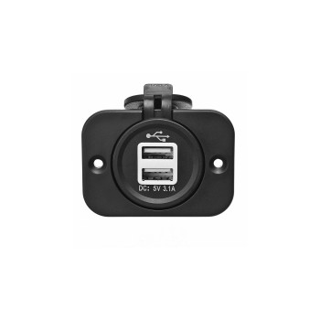 Mufa bord USB 12-24V  
