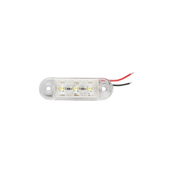 Lampa laterala Led Alba 65mm 12-24V  