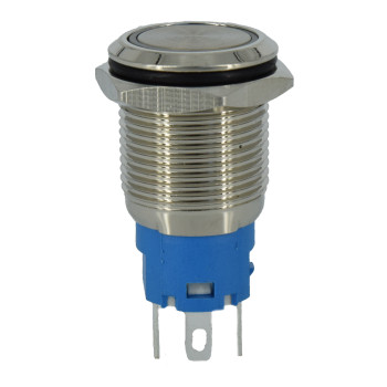 Buton revenire cu LED alb 12V  