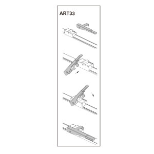 Stergator parbriz pasager CITROEN C5  12/2003-> 