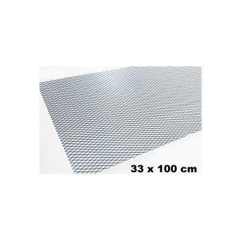 Plasa Tuning Neagra metalica  100x33cm