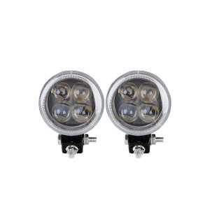 Proiector LED  12W Spot  4D cu angel eyes 12/24V 