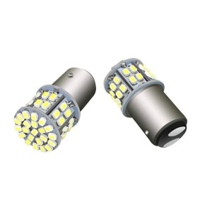 Bec LED cu doua faze 50SMD lumina alba BAY15D 12V