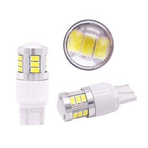 Bec 2 Faze T20 7443 18SMD Canbus 12-24V nonpolar Lumina: Alba 