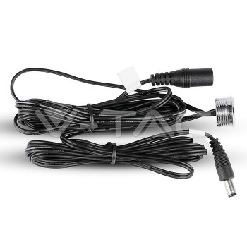 Comutator LED Touch si Dimer Argintiu + Cablu Negru 