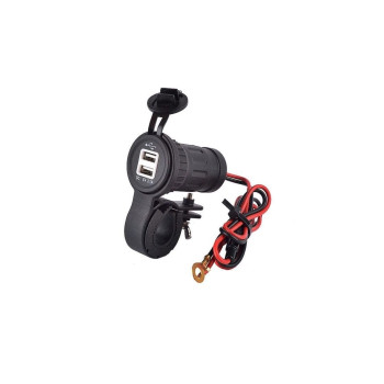Mufa USB moto cu adaptor  3.1A   