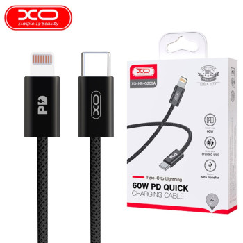 Cablu pentru incarcare 20W PD Quick Charge si transfer date Type-C la Lighting (compatibil Iphone) 