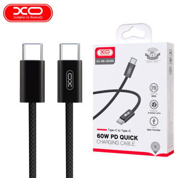 Cablu pentru incarcare 60W Quick Charge si transfer date Type-C la Type-C 