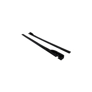 Set prelungiri ornament praguri laterale tuning L-195cm, culoare Negru Lucios  