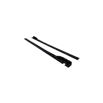 Set prelungiri ornament praguri laterale tuning L-195cm, culoare Negru Lucios  