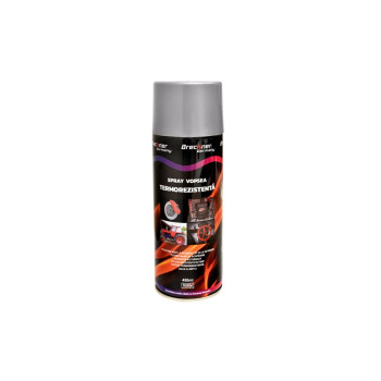 Spray vopsea ARGINTIU rezistent termic pentru etriere 450ml. Breckner 