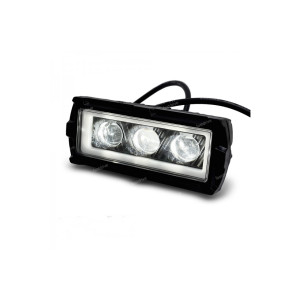 Proiector LED cu angel eyes  DRL alb  1000lm 