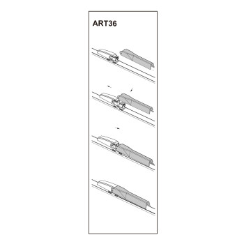 Stergator parbriz sofer AUDI A4 11/2003-> 