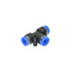 Mufa rapida T din plastic pentru furtun fi 6mm