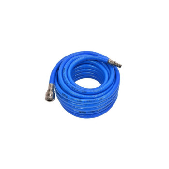 Furtun aer comprimat PVC armat 10 mm x 10 m cu cuple rapide Yato 2MPA Furtun aer comprimat PVC armat 10 mm x 10 m cu cuple rapide Yato 2MPA