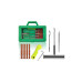 Set reparatie vulcanizare anvelope tubeless cu chei snururi si cutter
