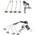 Set 4 lampi cu LED RGB grila masca control prin aplicatie telefon,diverse jocuri de lumini sau lumina continua.