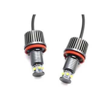 Set 2 becuri LED Marker Angel Eyes auto compatibil BMW 40W alb canbus pentru faruri xenon Set 2 becuri LED Marker Angel Eyes auto compatibil BMW 40W alb canbus pentru faruri xenon