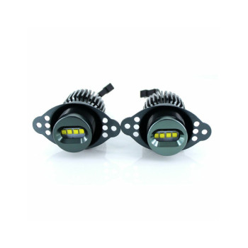 Set 2 becuri LED Marker Angel Eyes auto compatibil BMW Seria 3 E90 E91 LCI 40W alb canbus