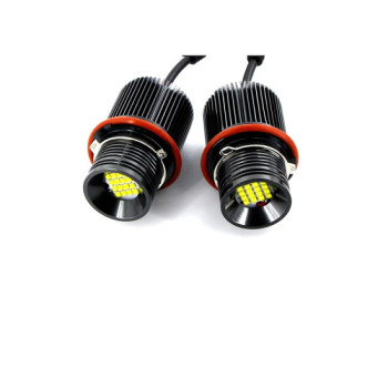 Set 2 becuri LED Marker Angel Eyes auto compatibil BMW 80W alb canbus pentru faruri xenon Set 2 becuri LED Marker Angel Eyes auto compatibil BMW 80W alb canbus pentru faruri xenon