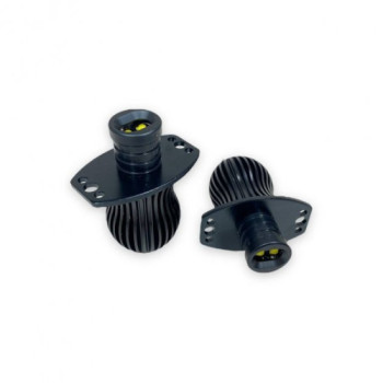Set 2 becuri LED Marker Angel Eyes auto compatibil BMW Seria 3 E90 E91 fara facelift 20W alb canbus pentru faruri xenon