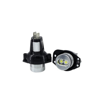 Set 2 becuri LED Marker Angel Eyes auto compatibil BMW Seria 3 E90 E91 fara facelift 6W alb xenon 6000K canbus Set 2 becuri LED Marker Angel Eyes auto compatibil BMW Seria 3 E90 E91 fara facelift 6W alb xenon 6000K canbus
