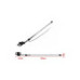 Antena ornament ATV / Offroad 60cm , LED RGB Digital Magic 12V cu aplicatie pe telefon bluetooth
