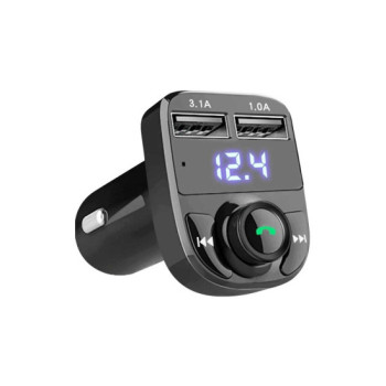 Modulator FM auto X8 Bluetooth A2DP 2USB kit maini libere TF MP3 FLAC MIV Modulator FM auto X8 Bluetooth A2DP 2USB kit maini libere TF MP3 FLAC MIV