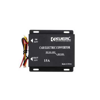 Convertor tensiune auto 24V la 12V 15A 180W reductor camion MIV