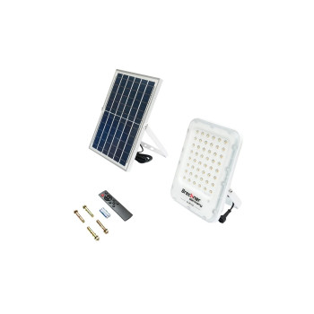 Lampa LED cu panou solar policristalin senzor de miscare si telecomanda 12W 