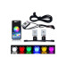 Led devil eyes RGB auto pentru lupe far control aplicatie telefon 12V