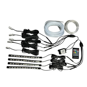 KIT FIR NEON LED RGB + BANDA LED RGB 22CM CU TELECOMANDA RF. SPT54ARW 12V KIT FIR NEON LED RGB + BANDA LED RGB 22CM CU TELECOMANDA RF. SPT54ARW 12V