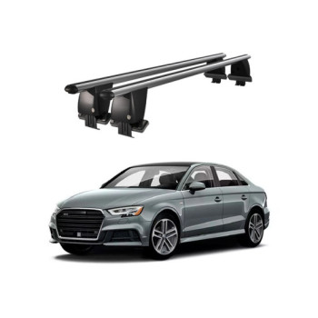 Bare transversale portbagaj auto aluminiu compatibile plafon neted Audi A3 8V 2013-> argintii sau negre Bare transversale portbagaj auto aluminiu compatibile plafon neted Audi A3 8V 2013-> argintii sau negre