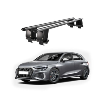 Bare transversale portbagaj auto aluminiu compatibile plafon neted Audi A3 8Y Sportback 2020-> argintii sau negre Bare transversale portbagaj auto aluminiu compatibile plafon neted Audi A3 8Y Sportback 2020-> argintii sau negre