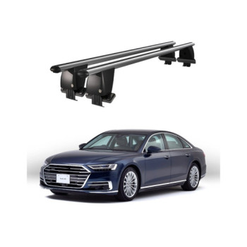 Bare transversale portbagaj auto aluminiu compatibile plafon neted Audi A8 D5 4N 2017-> argintii sau negre Bare transversale portbagaj auto aluminiu compatibile plafon neted Audi A8 D5 4N 2017-> argintii sau negre