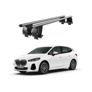 Bare transversale portbagaj auto aluminiu compatibile plafon neted BMW Seria 2 Active Tourer U06 2021-> argintii sau negre