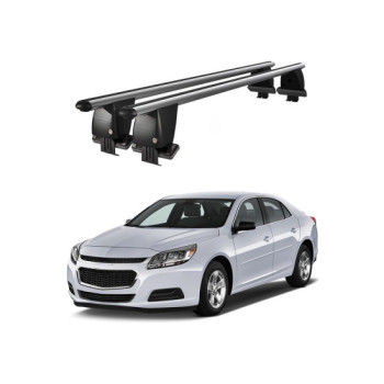 Bare transversale portbagaj auto aluminiu compatibile plafon neted Chevrolet Malibu VIII 2012-2016 argintii sau negre Bare transversale portbagaj auto aluminiu compatibile plafon neted Chevrolet Malibu VIII 2012-2016 argintii sau negre