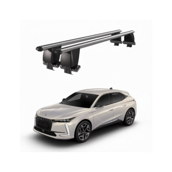 Bare transversale portbagaj auto aluminiu compatibile plafon neted DS 4 Mk2 2021-> argintii sau negre Bare transversale portbagaj auto aluminiu compatibile plafon neted DS 4 Mk2 2021-> argintii sau negre