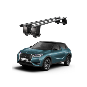 Bare transversale portbagaj auto aluminiu compatibile plafon neted DS 3 Crossback 2018-> argintii sau negre Bare transversale portbagaj auto aluminiu compatibile plafon neted DS 3 Crossback 2018-> argintii sau negre