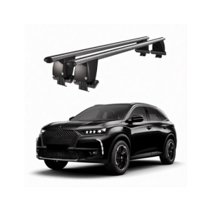 Bare transversale portbagaj auto aluminiu compatibile plafon neted DS 7 Crossback 2017-> argintii sau negre