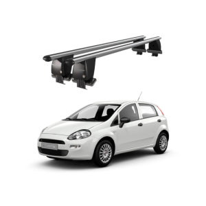 Bare transversale portbagaj auto aluminiu compatibile plafon neted Fiat Grande Punto 199 2005-2012 argintii sau negre