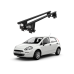 Bare transversale portbagaj auto aluminiu compatibile plafon neted Fiat Grande Punto 199 2005-2012 argintii sau negre