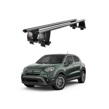 Bare transversale portbagaj auto aluminiu compatibile plafon neted Fiat 500X 2015-> argintii sau negre Bare transversale portbagaj auto aluminiu compatibile plafon neted Fiat 500X 2015-> argintii sau negre