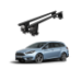 Bare transversale portbagaj auto aluminiu compatibile plafon neted Ford Focus III Combi 2011-2018 argintii sau negre Bare transversale portbagaj auto aluminiu compatibile plafon neted Ford Focus III Combi 2011-2018 argintii sau negre