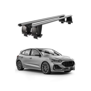 Bare transversale portbagaj auto aluminiu compatibile plafon neted Ford Focus IV 2018-> argintii sau negre Bare transversale portbagaj auto aluminiu compatibile plafon neted Ford Focus IV 2018-> argintii sau negre