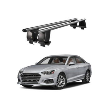 Bare transversale portbagaj auto aluminiu compatibile plafon neted Audi A4 B9 8W 2019-> argintii sau negre Bare transversale portbagaj auto aluminiu compatibile plafon neted Audi A4 B9 8W 2019-> argintii sau negre