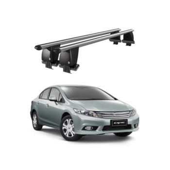 Bare transversale portbagaj auto aluminiu compatibile plafon neted Honda Civic IX FB Sedan 2012-2015 argintii sau negre Bare transversale portbagaj auto aluminiu compatibile plafon neted Honda Civic IX FB Sedan 2012-2015 argintii sau negre